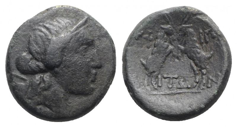 Macedon, Amphipolis, c. 187-168/7 BC. Æ (21mm, 7.22g, 12h). Laureate head of Apo...