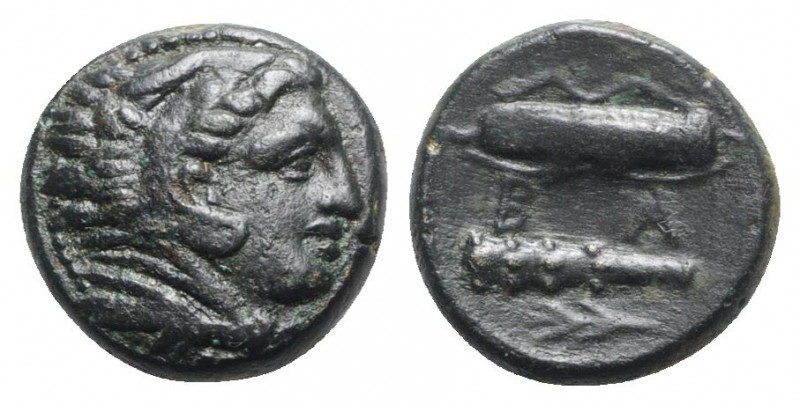 Kings of Macedon, Alexander III “the Great” (359-336). Æ (17mm, 6.14g, 6h). Unce...