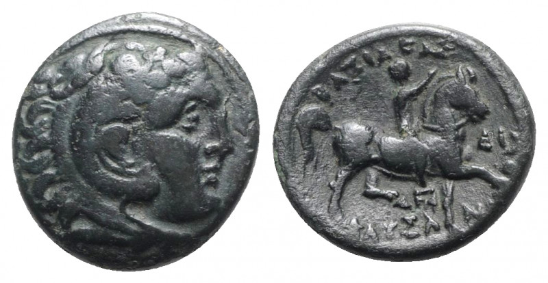 Kings of Macedon, Kassander (305-298 BC). Æ (21mm, 6.22g, 9h). Pella(?). Head of...