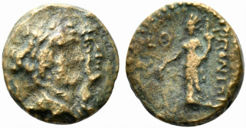 Phoenicia, Tripolis, 2nd-1st centuries BC. Æ (16mm, 4.58g, 12h). Dated CY 9 (unc...