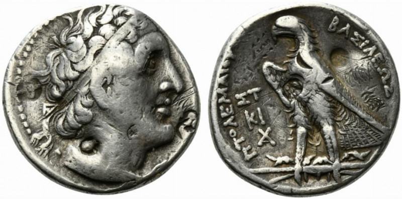 Ptolemaic Kings of Egypt, Ptolemy II (285-246 BC). AR Tetradrachm (26mm, 14.18g,...