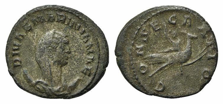 Diva Mariniana (died before 253). AR Antoninianus (22.5mm, 4.15g, 12h). Rome, 25...