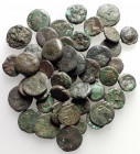 Sardinia and Sicily, lot of 47 Punic Æ coins, to be catalog. Lot sold as is, no return