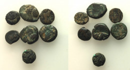 Lot of 7 Oriental Greek Æ coins, to be catalog. Lot sold as is, no return