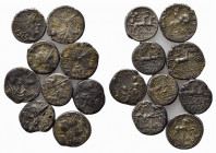 Lot of 9 Roman Republican AR Denarii, to be catalog. Lot sold as is, no return