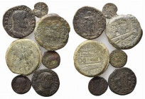 Lot of 7 Roman Republican and Roman Imperial Æ coins, to be catalog. Lot sold as is, no return