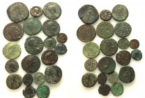 Lot of 20 Roman Provincial and Roman Imperial Æ, to be catalog. Lot sold as is, no return