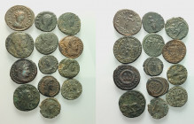 Lot of 13 Roman Imperial Æ, to be catalog. Lot sold as is, no return