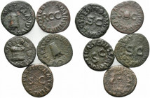 Lot of 5 Roman Imperial Æ Quadrantes, to be catalog. Lot sold as is, no return