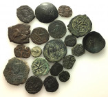 Lot of 20 Byzantine Æ coins, to be catalog. Lot sold as is, no return