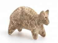 Roman Terracotta Sheep; ca. 3rd - 2nd centuries BC; extremely rare figure, with trace of the original white cromy; length cm 7