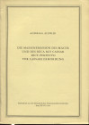 ALFOLDI A. - Die massenion des Macer und des Buca mit caesar dict Perpetvo vor caesar ermordung. Berna, 1968. pp. 51 -84, tavv. 10. brossura ed. buono...