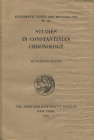 BRUUN P. – Studies in costantinian chronology. N.N.A.M. 146. New York, 1961. pp.116, tavv. 8. Ril. editoriale. Buono stato.