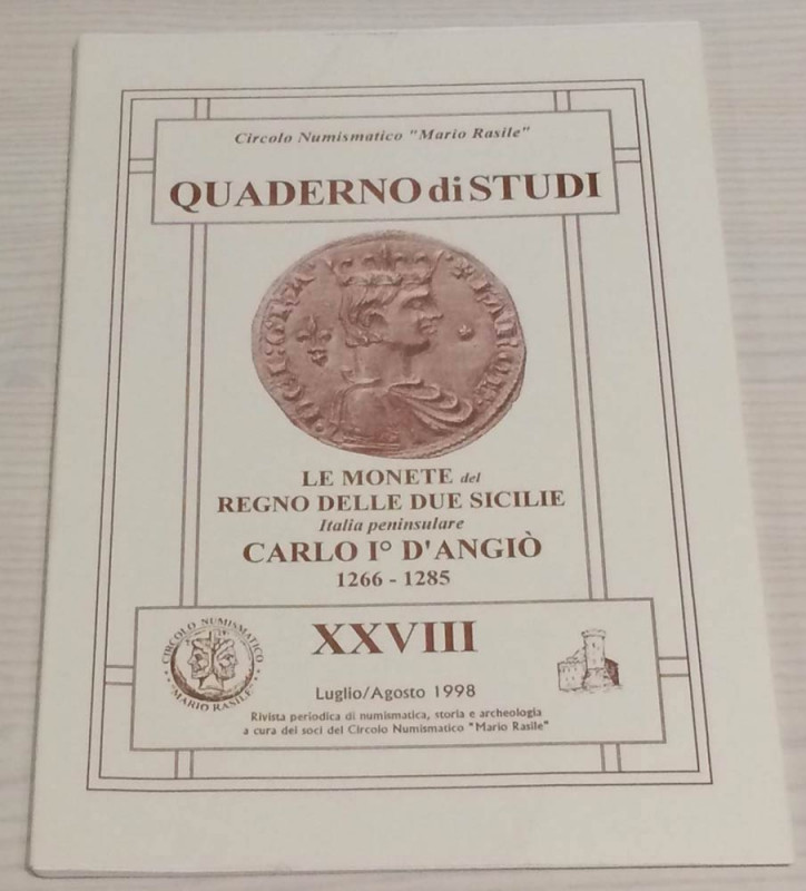 Circolo Numismatico Mario Rasile .Quaderno di studi XXVIII Formia, Luglio-Agosto...