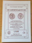 Circolo Numismatico Mario Rasile .Quaderno di studi LXIII, Formia, Maggio-Giugno 2004. Alcuni frammenti della propaganda di Marco Antonio. Monete Impe...