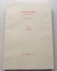 Meadows A., Wartenberg U., Coin Hoards Volume IX: Greek Hoards. Royal Numismatic Society, London 2002. Tela ed. con titolo in oro al dorso, sovraccope...