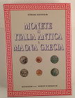 Montenegro E. Monete di Italia Antica e Magna Grecia. Montenegro 1996. Tela ed. con titolo in oro al dorso e al piatto, sovraccoperta, pp. 999, ill. i...