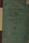 PILA CAROCCI Luigi. Della zecca e delle monete di Spoleti. Camerino 1884. Cartonato originale, pp. 59, tavv. . 6 in b/n. Copertina usurata Buono stato...