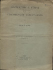 RAVEL O. - Contribution a l’etude de la numismatique corinthienne. Paris, 1929. Pp. 20, tavv. 2. Ril. ed. sciupata, buono stato raro.