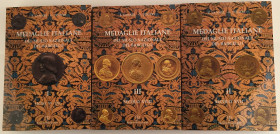 Vannel F. Toderi G. Medaglie Italiane del Museo Nazionale del Bargello. 3 Volumi. Firenze 2003-2006. Cartonato con titolo al dorso e al piatto, sovrac...