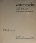 Bank Leu – Munzen und Medaillen Aus der Sammlung eines Kunstfreundes. Zurich 28 May 1974. Brossura ed. pp. 372, lotti 253, ill. in b/n. Con lista prez...