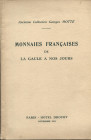 BOURGEY E. – Paris, 12 – Novembre, 1951. Ancienne collection Georges Motte. Tre important collection de Monnaies francaises de la Gaule a nos jours. P...
