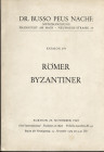BUSSO PEUS NACHF. – Frankfurt am Main, 25 – Novembre, 1969. Katalog 271, Romer Byzantiner. Pp. 54, nn. 553, tavv. 28. Ril. ed. buono stato, raro.