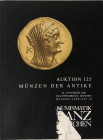 Lanz Numismatik. Auktion 125. Munzer der Antike. Munchen 28 November 2005. Brossura ed. pp. 180, lotti 1266, ill. A colori. Buono stato.