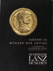 Lanz Numismatik. Auktion 132. Munzer der Antike. Munchen 27 November 2006. Brossura ed. pp. 99, lotti 622, ill. A colori. Buono stato.