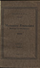 RATTO M. – Paris, 19 – Decembre, 1934. Collection M. C. Monnaies francaise, monnaie franco-italiennes. Pp. 22, nn. 339, tavv. 8. Ril. \ pelle con scri...