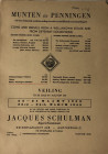 Schulman J. Coins and Medals from a Well-Known Estate and from differentvCollections.. Amsterdam 23-24 March 1953. Brossura ed. pp. 18456, lotti 1299,...