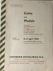 Schulman J. Catalogue No. 239, Coins and Medals. Amsterdam 05-09 April 1965. Brossura ed. pp. 184, lotti 3959, tavv. 46 in b/n. Buono stato.