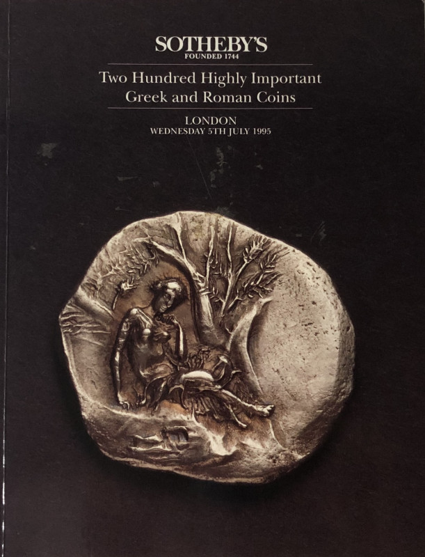 Sotheby's Two Hundred highly important Greek and roman coins. London 05 July 199...