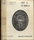 ARS ET NUMMUS. Milano, 1974. Listini a prezzo fisso ( 5 fascicoli 1974 ) completo. Monete greche, romane, medioevali, medaglie e libri, con tavole di ...