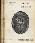 ARS ET NUMMUS. Milano, 1975. Listini a prezzo fisso ( 4 fascicoli 1975 ) completo. Monete greche, romane, medioevali, medaglie e libri, con tavole di ...