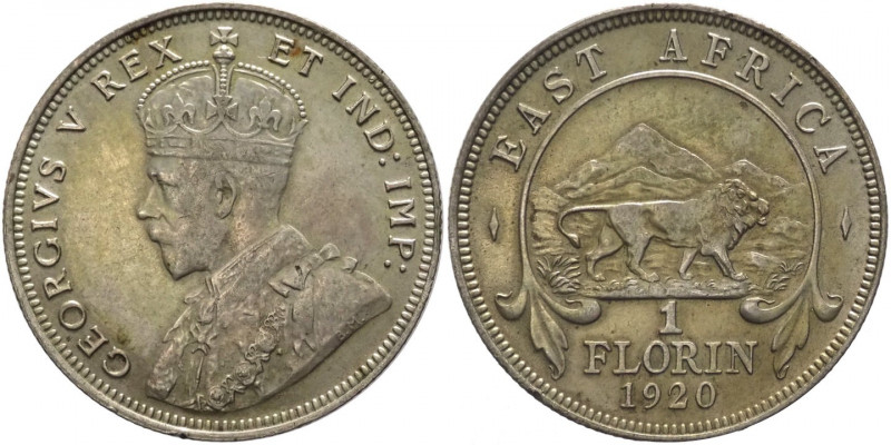 Africa Orientale Britannica - Giorgio V (1910-1936) 1 fiorino 1920 - KM# 17 - Ag...