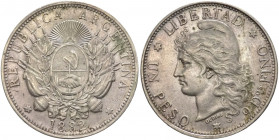 Argentina, repubblica federale (dal 1861) - 1 Peso 1882 - KM# 29 - Ag
mSPL

Spedizione solo in Italia / Shipping only in Italy