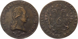 Austria - Francesco II (1792-1835) - 6 kreutzer 1800 - zecca di Hall - KM# 2128 - Cu
mBB 

Spedizione solo in Italia / Shipping only in Italy