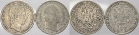 Austria - Francesco Giuseppe I (1848-1916) - lotto di 2 monete da 1/4 di fiorino 1858 e 1859 - Ag
mediamente BB

Spedizione solo in Italia / Shippi...
