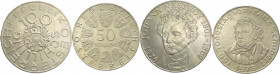 Austria - repubblica (dal 1955) - lotto di 2 pezzi da 100 scellini 1976 e 50 scellini 1978 
FDC

Spedizione in tutto il Mondo / Worldwide shipping
