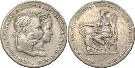 Austria - Francesco Giuseppe I (1848-1916) - medaglia commemorativa dei 25 anni di matrimonio, 1879 - Ag
BB

Spedizione solo in Italia / Shipping o...