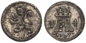 Bolivia, monetazione coloniale - Carlo IV (1788-1808) - 1/4 real 1797 - KM# 82 - Ag
SPL

Spedizione solo in Italia / Shipping only in Italy