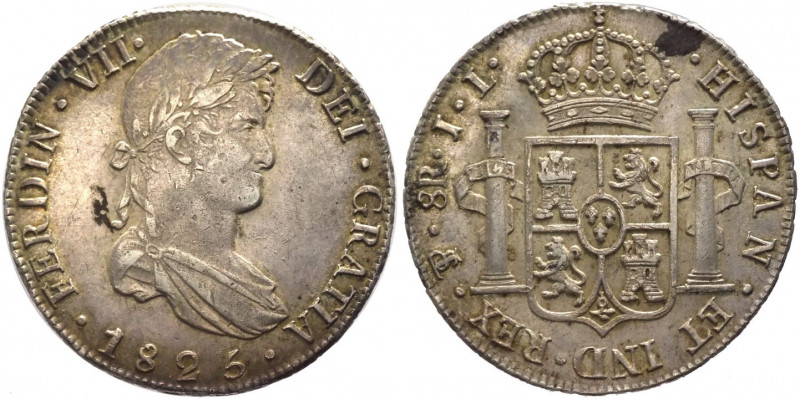 Bolivia, monetazione coloniale - Ferdinando VII (1808, 1813-1833) - 8 reales 182...