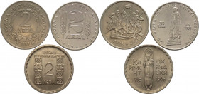 Bulgaria - repubblica popolare (1946-1990) - lotto di 3 monete da 2 leva (1966,1968,1969) - Ni
mediamente SPL

Spedizione in tutto il Mondo / World...