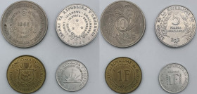 Burundi - Mwambutsa IV (1962-1966), repubblica (dal 1966) - lotto di 4 monete, di taglio, anni e metalli vari
FDC

Spedizione in tutto il Mondo / W...