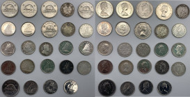 Canada - Vittoria (1837-1901), Giorgio VI (1936-1952), Elisabetta II (dal 1952) - lotto di 24 monete di taglio, anni e metalli vari 
mediamente mBB ...