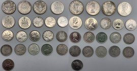 Canada - Giorgio V (1911-1936), Giorgio VI (1936-1952), Elisabetta II (dal 1952) - lotto di 20 monete di taglio, anni e metalli vari
mediamente qSPL...