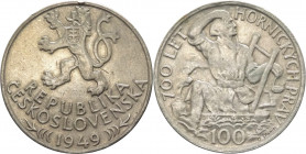 Cecoslovacchia - repubblica popolare (1948-1960) - 100 corone 1949 "700 anni Privilegi Miniere di Jihlava" - KM# 29 - Ag
SPL

Spedizione solo in It...