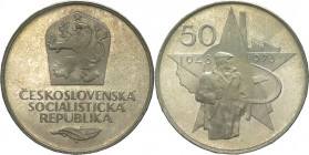 Cecoslovacchia - repubblica socialista (1960-1990) - 50 corone 1973 "25 anni dalla vittoria del Partito Comunista" - KM# 78 - Ag
FDC

Spedizione in...