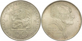 Cecoslovacchia - repubblica socialista (1960-1990) - 50 corone 1978 "Zdeněk Nejedlý" - KM# 90 - Ag
FDC

Spedizione in tutto il Mondo / Worldwide sh...